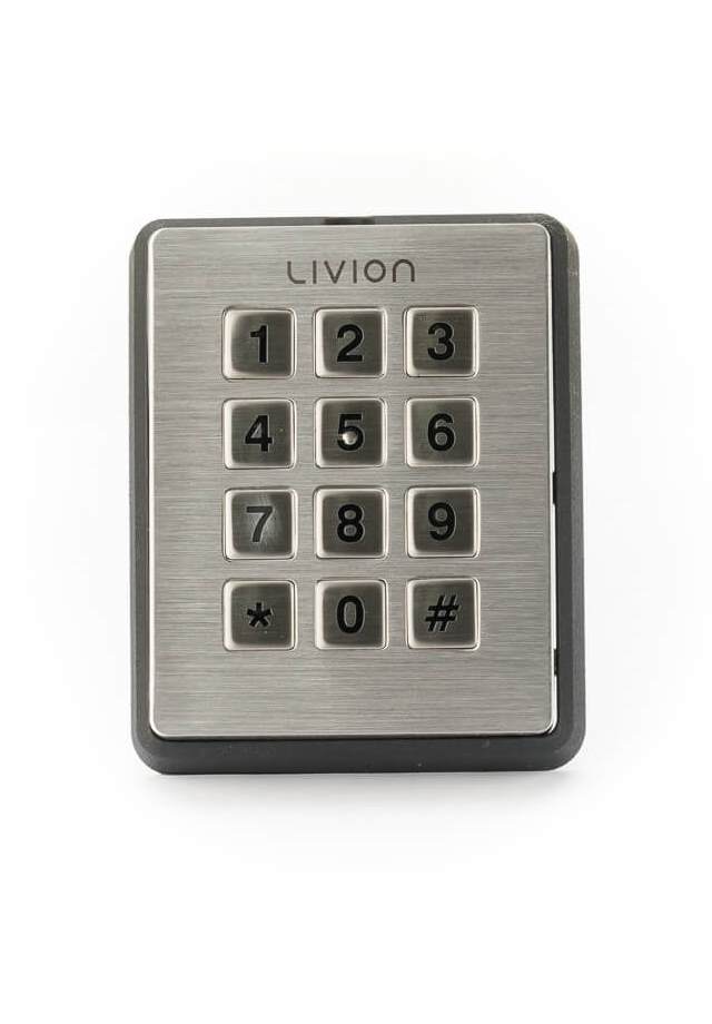 Livion Zahlencode-Tastatur für Türzugang Metallische Livion Tür-Code-Tastatur mit Zahlen und Symbolen